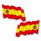 Grupauto ADH06590 - PEGATINA BANDERA DE ESPAÑA 2 UND.