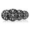 ACCESORIOS GOOD YEAR GOD9053 - JGO.TAPACUBOS MONACO NEGRO/PLATA 14"